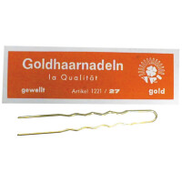 Ari Haarnadeln gold 65x1,2mm  gewellt    gallery