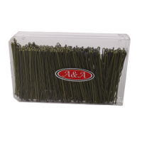A&A Haarklemmen Box 240er 6cm gold   gallery